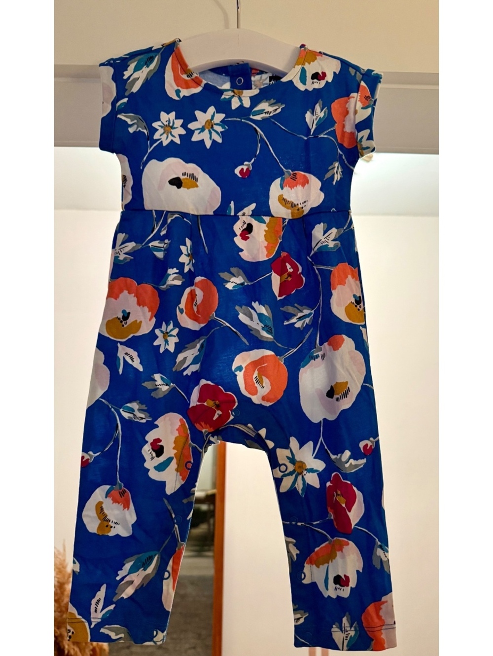Tea Collection Baby Girls Romper Sz 6-9 Months